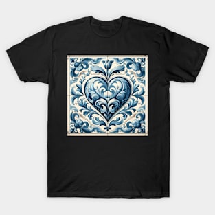 Dutch Tile: The Heart No.8 T-Shirt